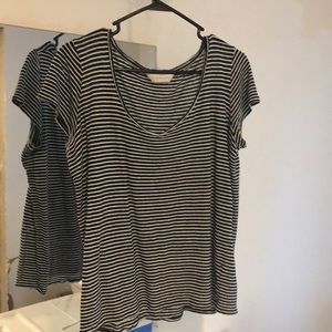 Everlane Linen striped tee